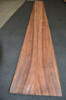 Indisch palissander fineer 264 x 13-14 cm | 0.6 mm | 0,3564m&sup2;