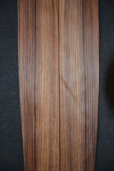 Indisch palissander fineer 264 x 13-14 cm | 0.6 mm | 0,3564m&sup2;