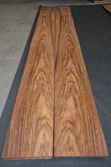 Indisch palissander fineer 285 x 24-27 cm | 0.6 mm | 0,7267m&sup2;