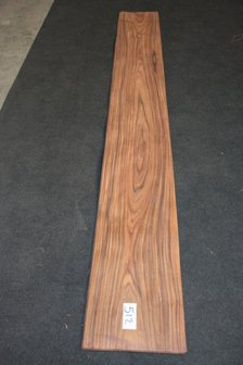Santos palissander fineer 216 x 27 cm | 0.6 mm | 0,5832m&sup2;