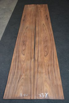 Santos palissander fineer 216 x 27 cm | 0.6 mm | 0,5832m&sup2;