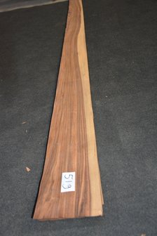 Santos palissander fineer 302 x 14-16 cm | 0.6 mm | 0,453m&sup2;