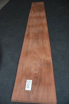 Afrikaans palissander fineer 200 x 27 cm | 0.6 mm | 0,54m&sup2;