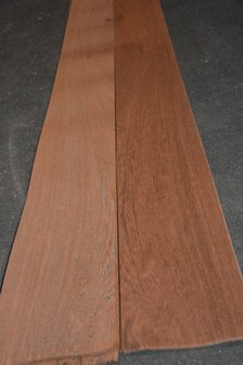 Wenge fineer 253 x 19 cm | 0.6 mm | 0,48m&sup2;