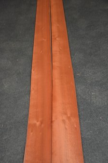 Moabi fineer 260 x 12 cm | 0.6 mm | 0,31m&sup2;