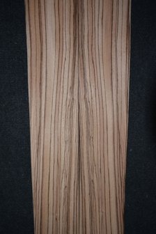 Zebrano fineer 320 x 10-11 cm | 0.6 mm | 0,34m&sup2;
