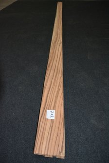 Zebrano fineer 330 x 11-11,5 cm | 0.6 mm | 0,37m&sup2;