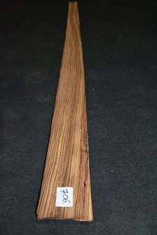 Zebrano fineer 225 x 9-13 cm | 0.6 mm | 0,25m&sup2; 
