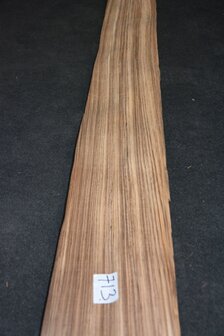 Zebrano fineer 233 x 19-20 cm | 0.6 mm | 0,45m&sup2;