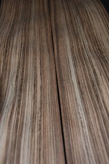 Zebrano fineer 233 x 19-20 cm | 0.6 mm | 0,45m&sup2;