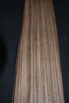 Zebrano fineer 243 x 13-14 cm | 0.6 mm | 0,33m&sup2;