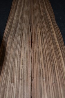 Zebrano fineer 243 x 13-14 cm | 0.6 mm | 0,33m&sup2;