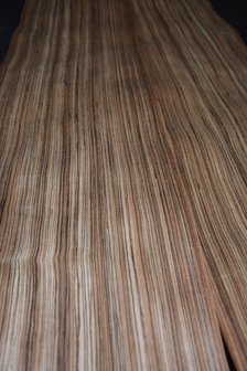 Zebrano fineer 290 x 28-29 cm | 0.6 mm | 0,83m&sup2;