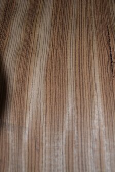 Zebrano fineer 100 x 34-35 cm | 0.6 mm | 0,345m&sup2;