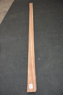 Zebrano fineer 280 x 9-12 cm | 0.6 mm | 0,294m&sup2;