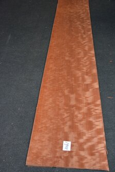 Makore fineer 213 x 40-41 cm | 0.6mm | 0,86m&sup2;