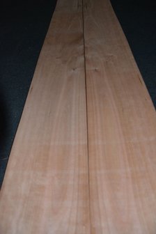Kersen fineer 255 x 19 cm | 0.6mm | 0,49m&sup2;