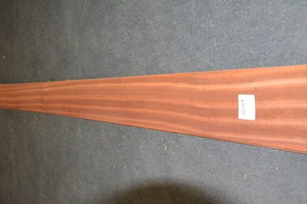 Sipo mahonie fineer 225 x 15 cm | 0.6mm | 0,3375