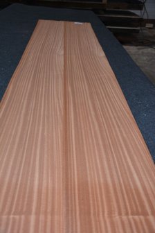 Sapelli mahonie fineer 221 x 24-26 cm | 0.6mm | 0,553m&sup2;