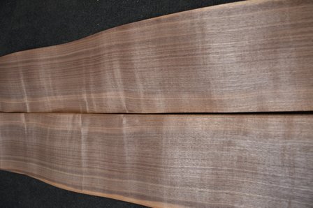 Amerikaans noten fineer 435 x 17-19 cm | 0.6mm | 0,783m&sup2;