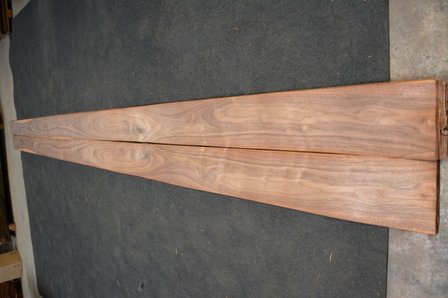 Amerikaans noten fineer 440 x 17 cm | 0.6mm |  0,748m&sup2;