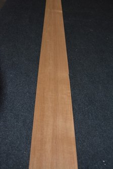 Teak fineer 232 x 11-12 cm | 0.6 mm | 0,267m&sup2;