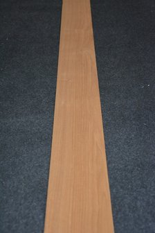 Teak fineer 233 x 11-13 cm | 0.6 mm | 0,280 m&sup2;