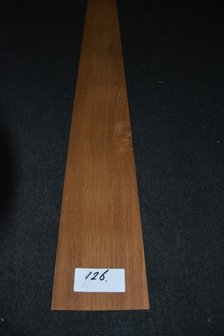 Teak fineer 237 x 12-14 cm | 0.6 mm | 0,308m&sup2;