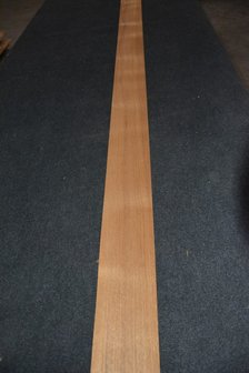 Teak fineer 237 x 12-14 cm | 0.6 mm | 0,308m&sup2;