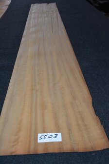 Iroko fineer 230 x 33-36 cm | 0.6mm | 0,794 m2