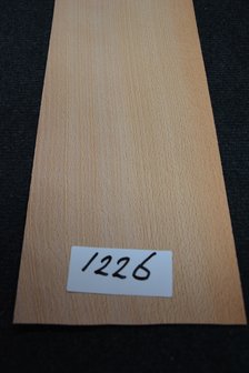 Beuken fineer 262 x 12-15 cm | 0.6mm | 0,354m&sup2; 