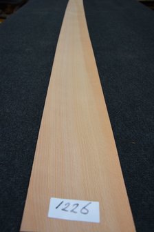 Beuken fineer 262 x 12-15 cm | 0.6mm | 0,354m&sup2; 