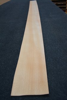 Beuken fineer 262 x 12-15 cm | 0.6mm | 0,354m&sup2; 