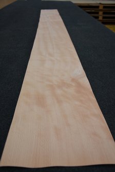 Beuken fineer  224 x 21-25 cm| 0.6mm | 0,515m&sup2; 