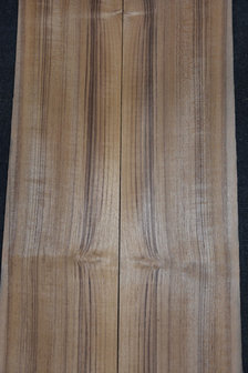 Teak fineer 410 x 17-19 cm | 0.6 mm | 0,738m&sup2;
