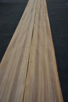 Teak fineer 410 x 19-25 cm | 0.6 mm | 0,902m&sup2;