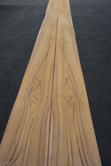 Teak fineer 410 x 20 cm | 0.6 mm | 0,820m&sup2;