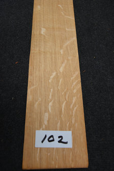 Europees eiken fineer 217 x 12 cm| 0.6mm | Kwartiers | 0,271m&sup2;