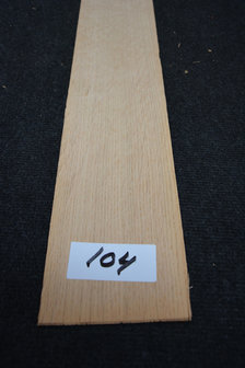Europees eiken fineer 209 x 11-12 cm | 0.6mm | Kwartiers | 0,244m&sup2;