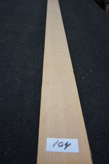 Europees eiken fineer 209 x 11-12 cm | 0.6mm | Kwartiers | 0,244m&sup2;