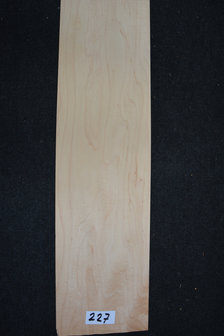 Esdoorn fineer 220 x 20-24cm | 0.6mm | 0,484m&sup2;