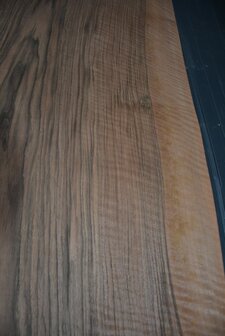 Frans Noten Moiree fineer 275 x 58 cm  | 1,595 m2 | 0.8mm | XXL Excellent  