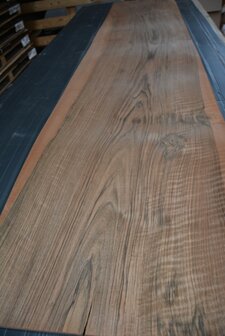 Frans Noten Moiree fineer 275 x 58 cm  | 1,595 m2 | 0.8mm | XXL Excellent  