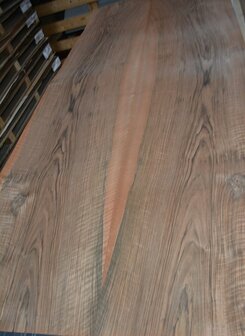 Frans Noten Moiree fineer 275 x 58 cm  | 1,595 m2 | 0.8mm | XXL Excellent  