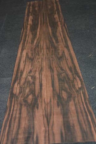 Coromandel fineer 131 x 12-14 cm | 0.6mm | 0,1703m²
