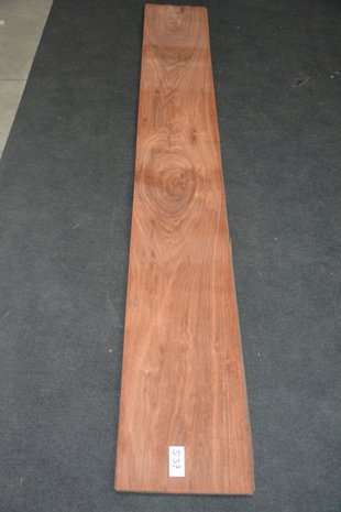 Afrikaans palissander fineer 250 x 33 cm | 0.6 mm | 0,825m²