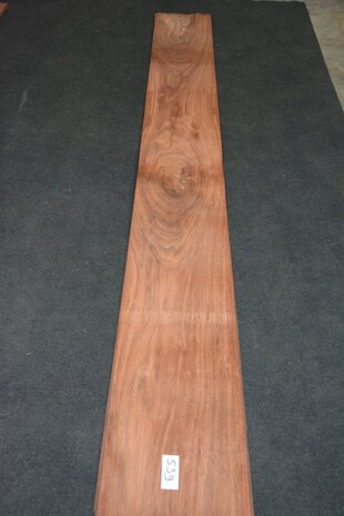 Afrikaans palissander fineer 255 x 30 cm | 0.6 mm | 0,765m²