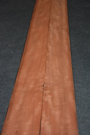 Moabi fineer 220 x 12 cm | 0.6 mm | 0,264m²