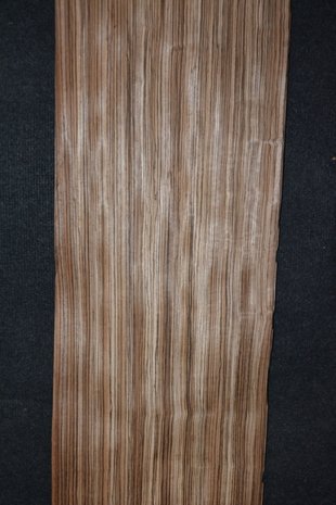 Zebrano fineer 290 x 28-29 cm | 0.6 mm | 0,83m²