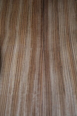 Zebrano fineer 100 x 34-35 cm | 0.6 mm | 0,345m²